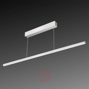 Lampa wisząca LED Orix, biała, 120 cm długości