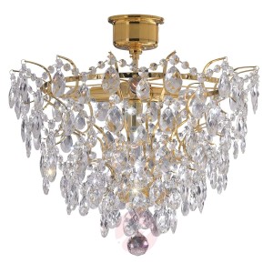 Lampa sufitowa Rosendal, Ø 48 cm złota