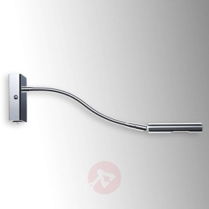 Energooszczędna lampa ścienna LED MODEL, chrom