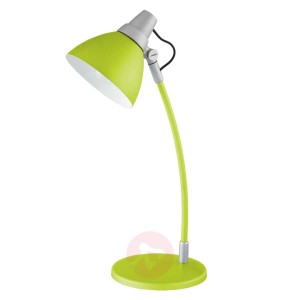 Kolorowa lampa stołowa Onni, zielona na nóżce