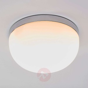 Szklana lampa sufitowa Adalind, 28 cm