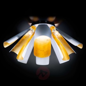 Lampa sufitowa TROPIC, złoto płatkowe, 100 cm