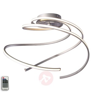 Lampa sufitowa LED Lungo 3-ramienna alu z pilotem