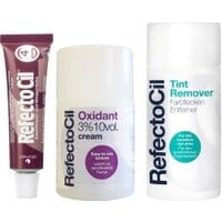 RefectoCil Henna 4 Chestnut 15ml + RefectoCil Oxidant 3% Cream 100ml + RefectoCil Tint Remover 150ml