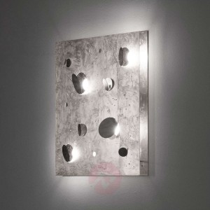 Knikerboker Buchi lampa ścienna 60x60cm srebro