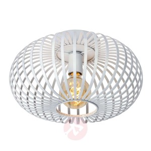 Lampa sufitowa klatka Manuela biała, 40 cm