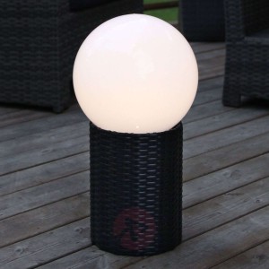 Solarna kula LED Lug z cokołem, Ø 25 cm