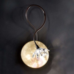 Lampa ścienna FIORELLA 1-pkt. przezroczysta