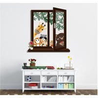 Naklejka Animal Window View