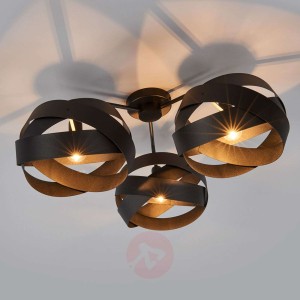Trzypunktowa lampa sufitowa Tornado