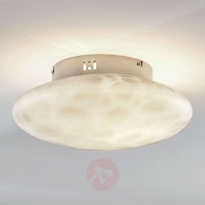 Lampa sufitowa Elida, wygląd alabastru, 33 cm