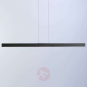 Bopp Nano - lampa wisząca LED, czarna 140cm