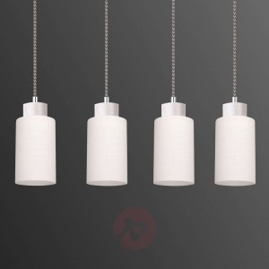 4-punktowa lampa wisząca Bosco – biała