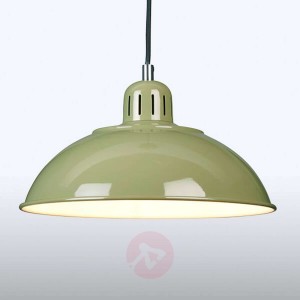 Zielona lampa wisząca Franklin w stylu retro