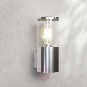 Kinkiet zewnętrzny Hanneli stal szlachetna, prosty