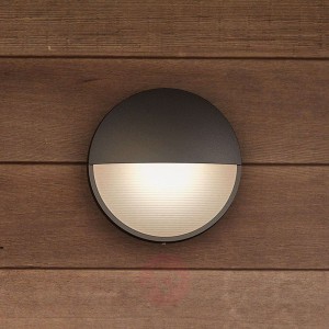 Capricorn - antracytowa lampa ścienna LED, IP44