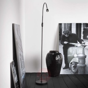 Regulowana lampa stojąca LED Mento czarna