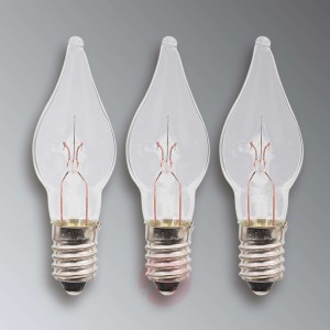 Lampka zast. E10, 3W 34V, 3 szt. w opakowaniu