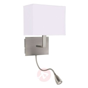 Lampa ścienna 6519 lampka do czytania LED, srebrna