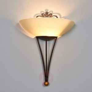 Ozdobna lampa ścienna Master z dekoracją