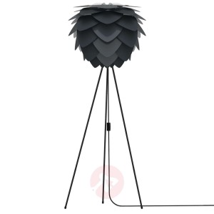 Trójnożna lampa stojąca Aluvia medium, antracytowa