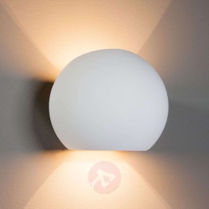 Halogenowa lampa ścienna z gipsu Elina