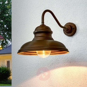 Lampa ścienna ALESSIA w kolorze mosiądzu antyczna