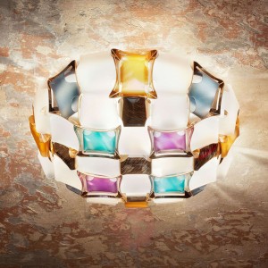 Slamp Mida lampa sufitowa Ø 67 cm kolorowa/biała