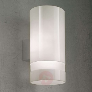 Lampa ścienna Otello z białym szkłem