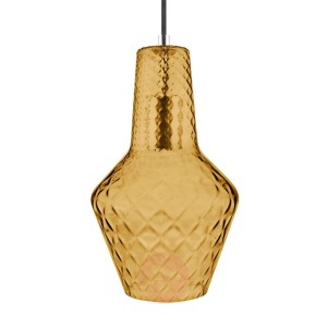 LEDVANCE Vintage 1906 Carved Pendant Bottle orange