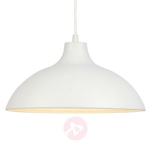 Chandler – biała metalowa lampa wisząca