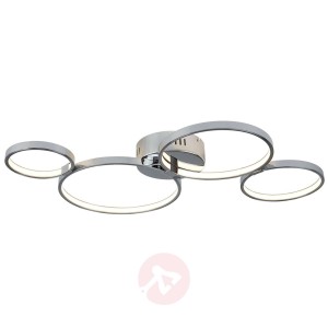 Pierścień lampa sufitowa LED Solexa o chromowana