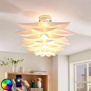 Lindby Smart lampa sufitowa LED Lavinja, RGB