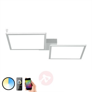 Zgodna z ZigBee lampa sufitowa LED Rosa z pilotem
