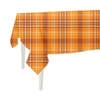 Obrus Orange Checks Plaid 140x180 cm