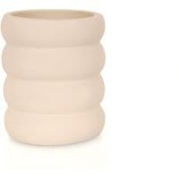 Kubek na szczoteczki do zębów Waves Beige