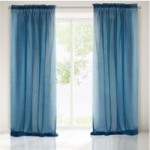 Zasłona Liza Blue 140x300 cm