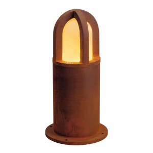 Morska lampa na cokół RUSTY CONE 40