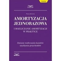 Amortyzacja jednorazowa i rozliczanie amortyzacji w praktyce