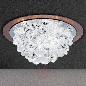 Oprawa wpuszczana LED Cecil, brąz