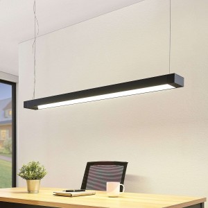 Arcchio Cuna lampa wisząca LED, czarna, 122 cm