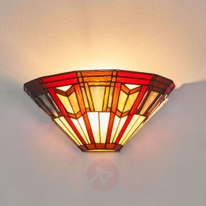 Lampa ścienna LILLIE w stylu Tiffany