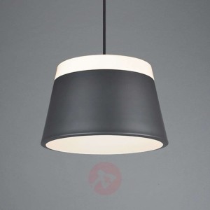 Lampa wisząca Baroness Ø 45 cm, antracyt