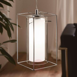 Nowoczesna lampa wisząca Loncino ze szkła