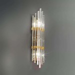 Elegancka lampa ścienna Ontario złota