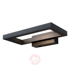 Kinkiet zewnętrzny LED Loki, ciemnoszary, 26 cm