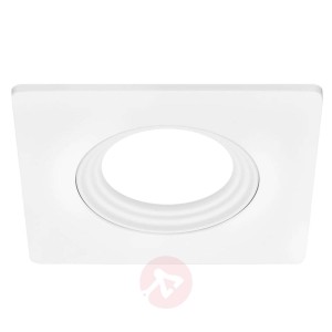 Kątowa ramka montażowa dla 68 otworów, biała