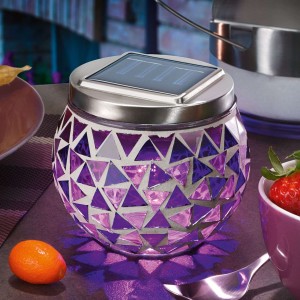 Lampa solarna HANNA z mozaiką