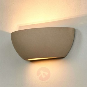 Elegancka lampa ścienna Renata z betonu
