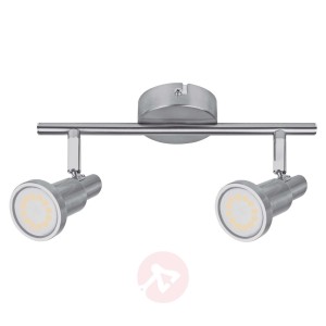 LEDVANCE Niclas reflektor LED, nikiel, 2-pkt.